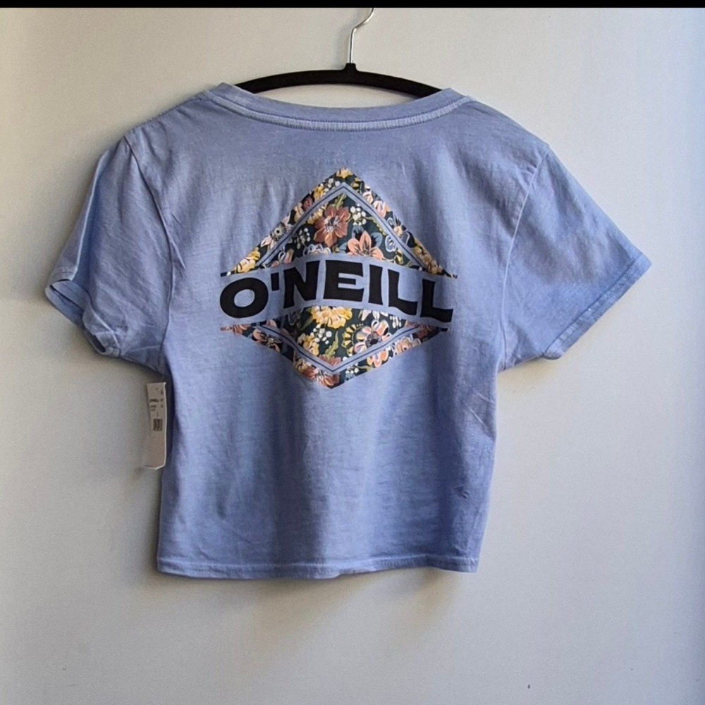 O'NEILL TALITHA WOMEN CROPPED TEE COLOR HYDRANGEA SIZE S.